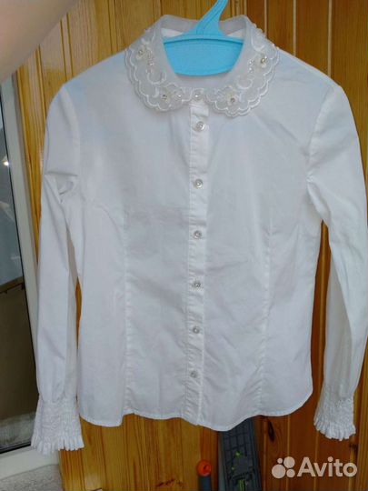 Школьная блузка 128