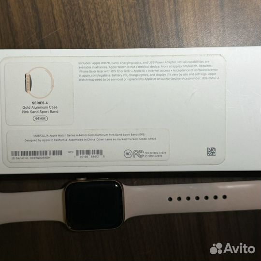 Часы apple watch 4 44 mm