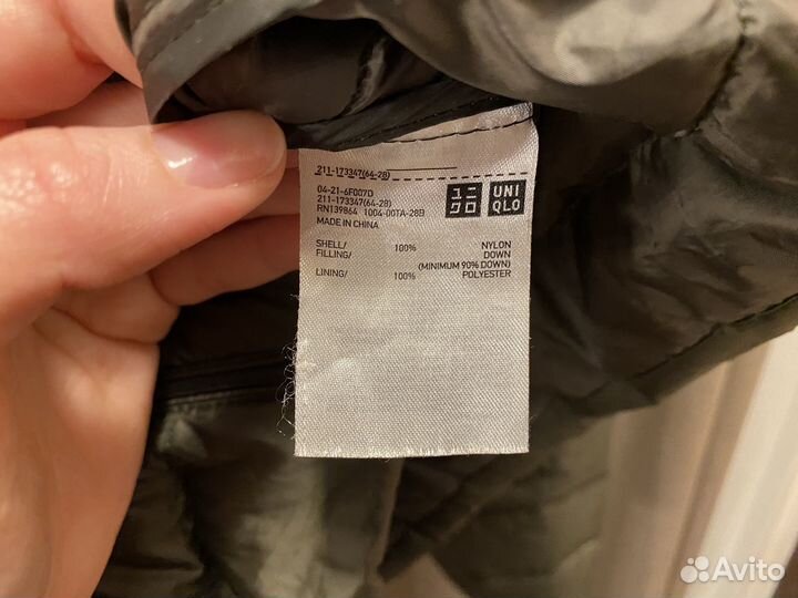 Тонкая куртка поддевка Uniqlo