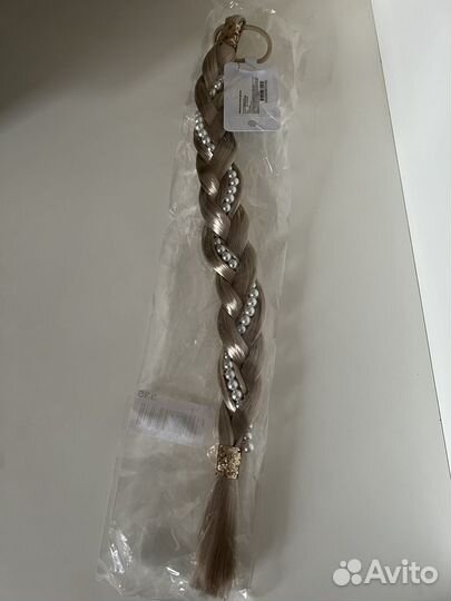 Коса на резинке