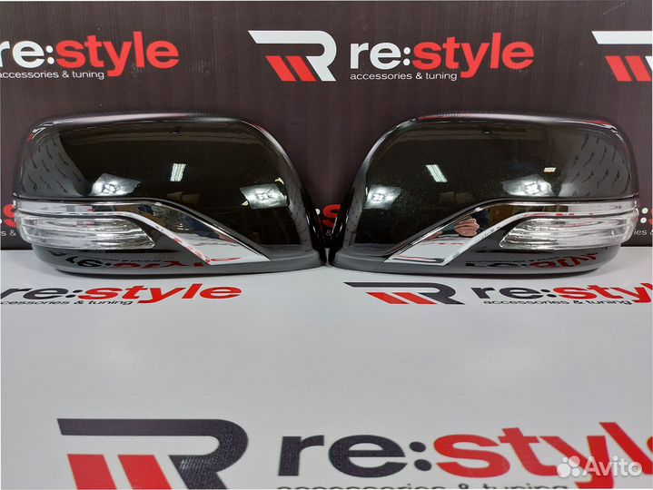 Накладки на зеркала Toyota Land Cruiser 200 K605