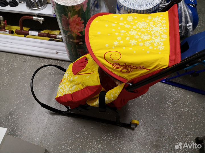 Санки-коляску Снегурочка