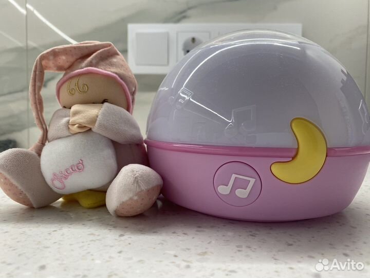 Детский ночник проектор Chicco