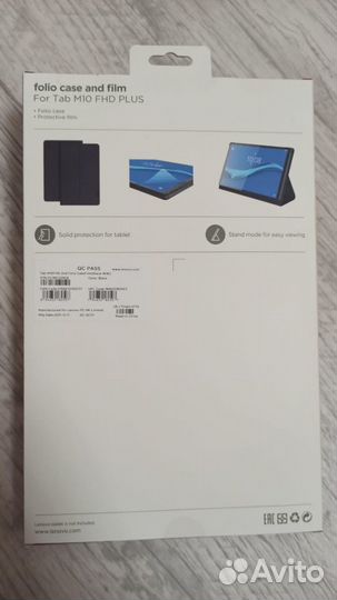 Чехол книжка для Lenovo Tab M10 FHD plus