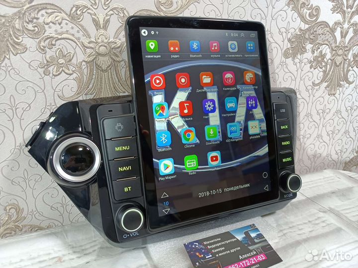 Магнитола Kia Rio 3 андроид Tesla новая