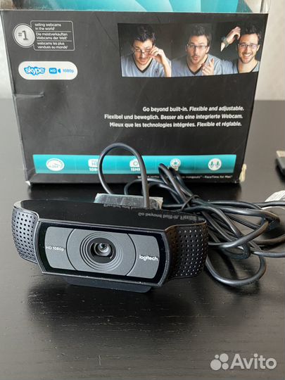 Веб-камера logitech C920 HD Pro Webcam, черный