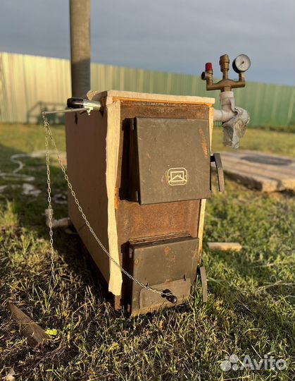 Твердотопливный котел длительного горения бу