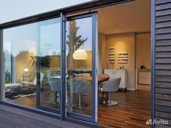 Алюминиевые окна новые