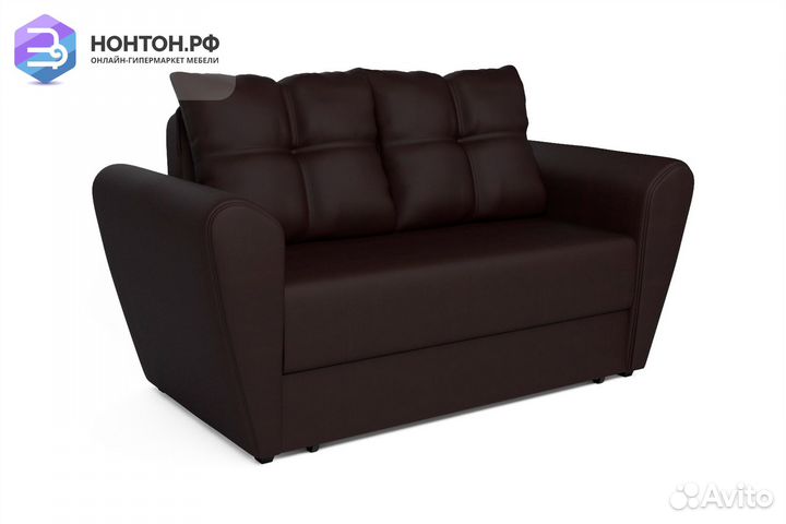 Диван выкатной Квартет коричневый