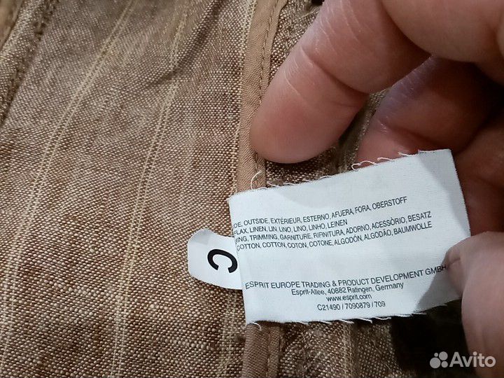 Пиджак германия, лен 100