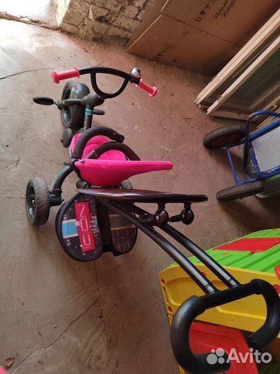 Детский велосипед с ручкой бу