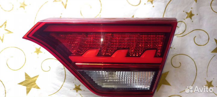 Задние фары на kia rio 4