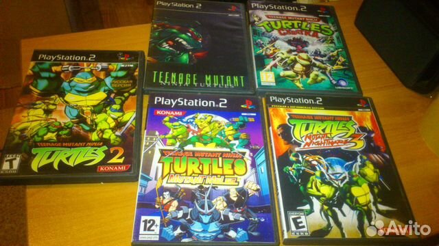 Sony playstation 2-черепашки ниндзя (все части) 5 купить в Санкт ...