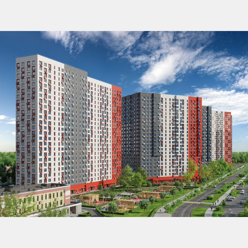 1-к. квартира, 44,3 м², 17/19 эт.