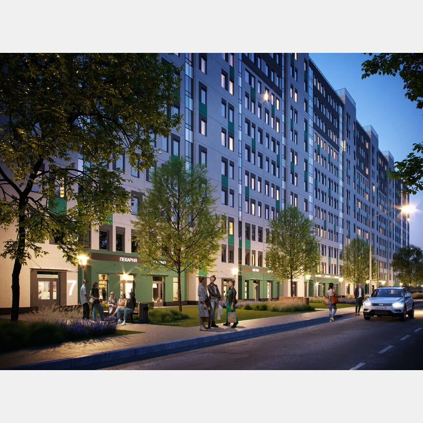 2-к. квартира, 59 м², 3/12 эт.