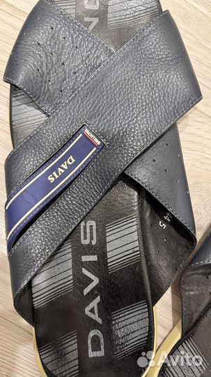 Шлепанцы мужские кожаные