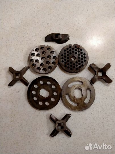 Ножи, решётки для мясорубки.СССР