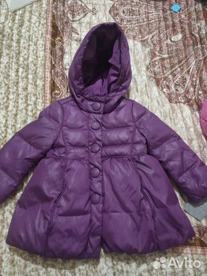 Пальто безрукавка Benetton на девочку 1-2 года