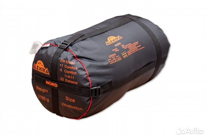 Мешок спальный nord оливковый, правый, 9227.010