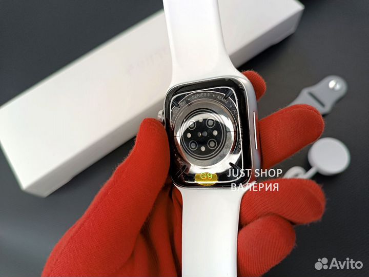 Часы Apple Watch 8 (Белые) (Гарантия)