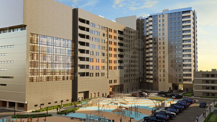 Апартаменты-студия, 42,2 м², 9/16 эт.