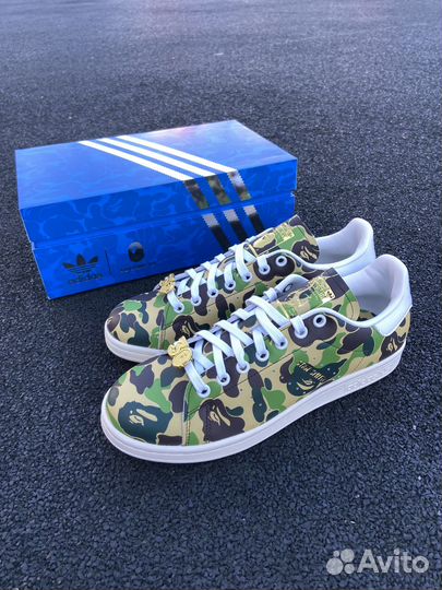 Кроссовки Adidas stan smith x bape