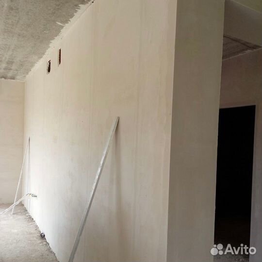 Штукатурка стен от 200 м2 механизированная / машин