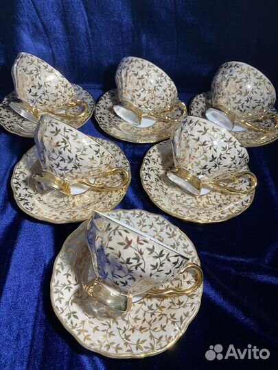 Чайные пары.Сервиз Epiag 1804 Богемия Чехия