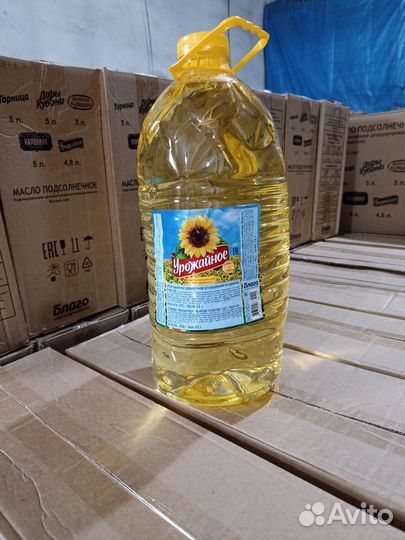 Масло растительное 4,8 л