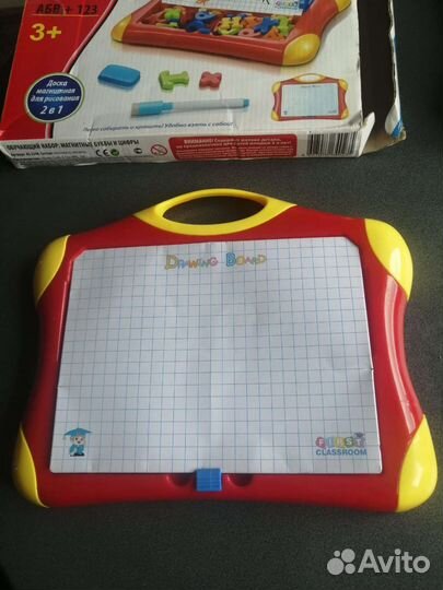 Магнитный обучающий набор букв и цифр