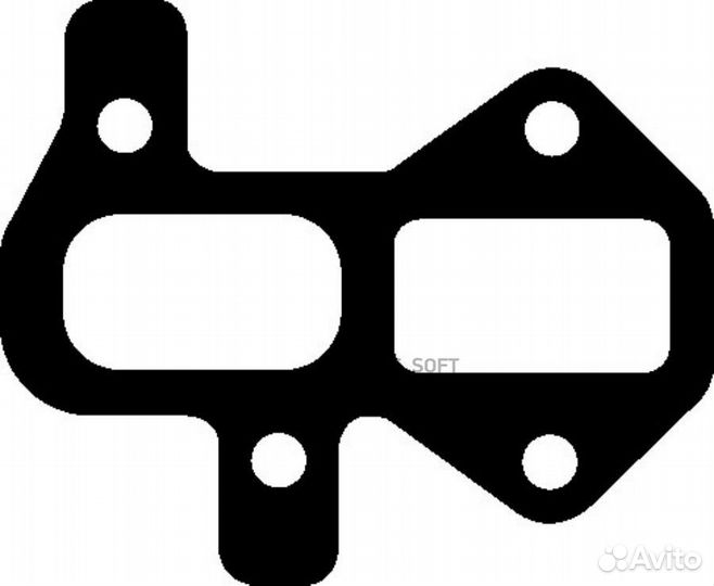 Elring 149.080 Прокл.прием.трубы audi A8/Q7 4.2TDI