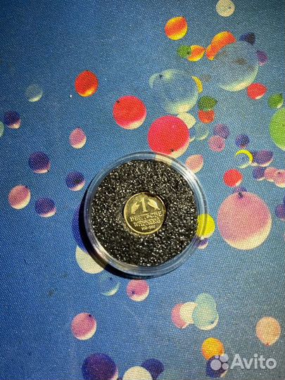 50 лет немецкой марке. Жетон золото 1999