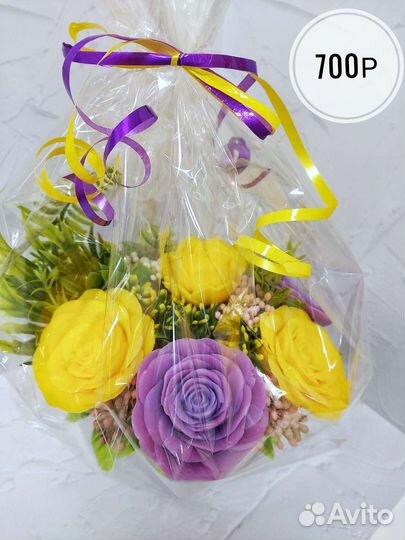 Мыло ручной работы,букеты из мыла