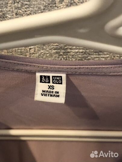 Платье женское uniqlo фиолетовое лиловое