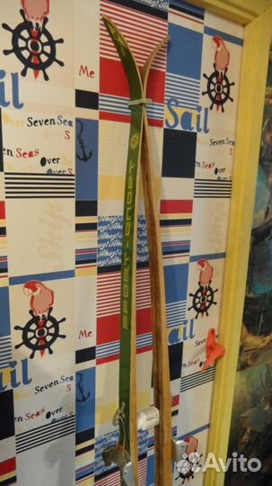 Лыжи СССР деревянные спортивные беговые. Колпино