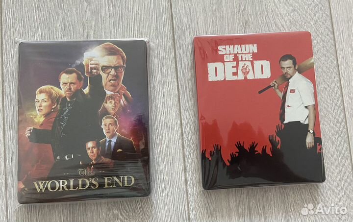 Shaun of the Dead, World's End blu-ray Steelbook