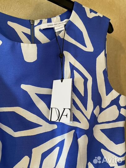 Платье DVF шёлк новое 42