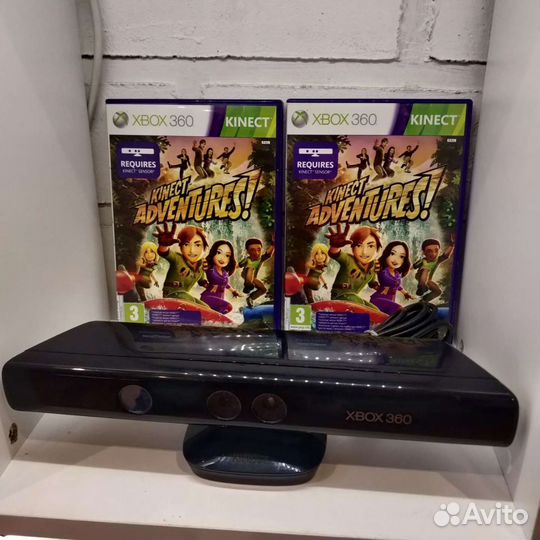 Kinect xbox 360 + диск с игрой