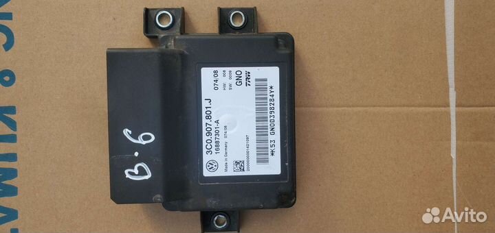 3C0907801J блок стояночного тормоза VW Passat B6