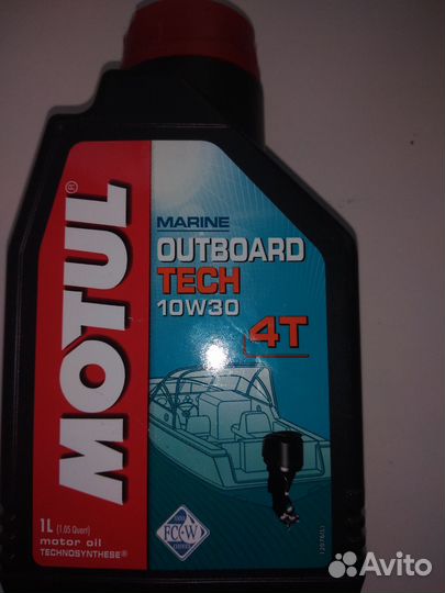 Моторное масло Motul Marin outboard Tech 10w-30 4T