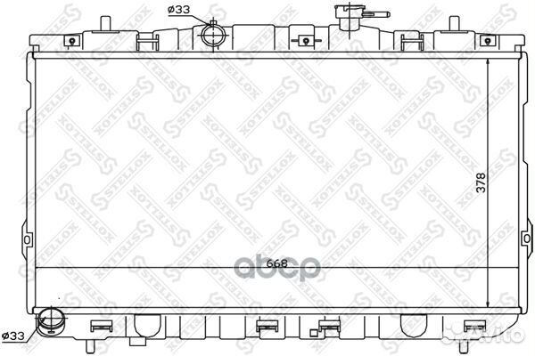 Радиатор охл. Hyundai Coupe 2.0 01 1025472SX S