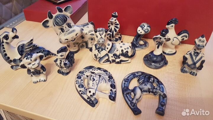 Фигурки гжель