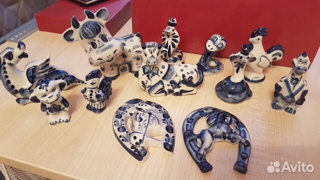 Фигурки гжель