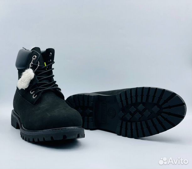Ботинки timberland с мехом