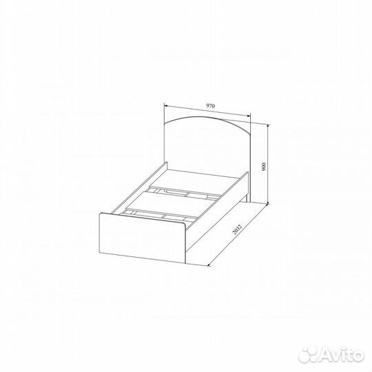 Кровать новая