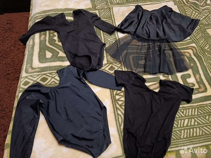 Купальник гимнастический с юбкой