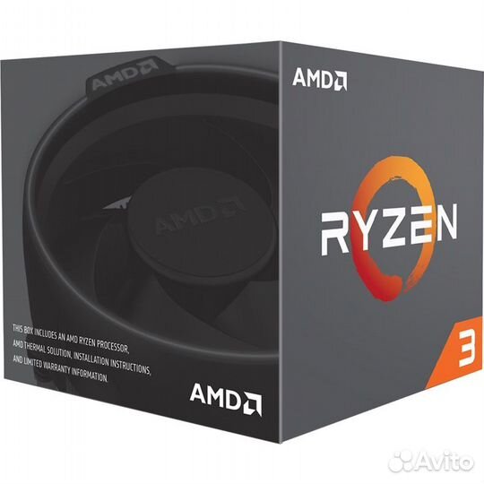 Процессор AMD Ryzen 3 1200 AM4, 4 x 3100 мгц, BOX