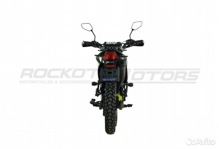 Мотоцикл эндуро rockot XR250 черный/зеленый, 21/1