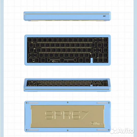 Mexaничecкaя клавиатура Akko ACR59 Tokyo R2
