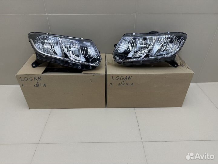 Фары передние Renault Logan 2